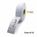 Clover Thermal Transfer Label Roll 1.0'' ID x 5.0'' Max OD, 12PK CIGT22510DT-PERF